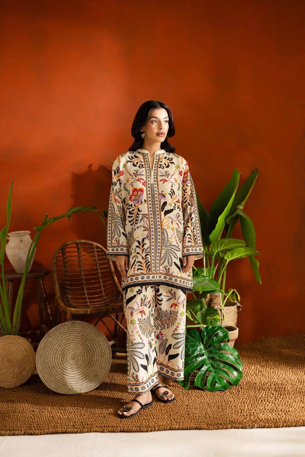LULU SAR 2-Piece Printed Cord Set 🎉* Premium Linen 2pc