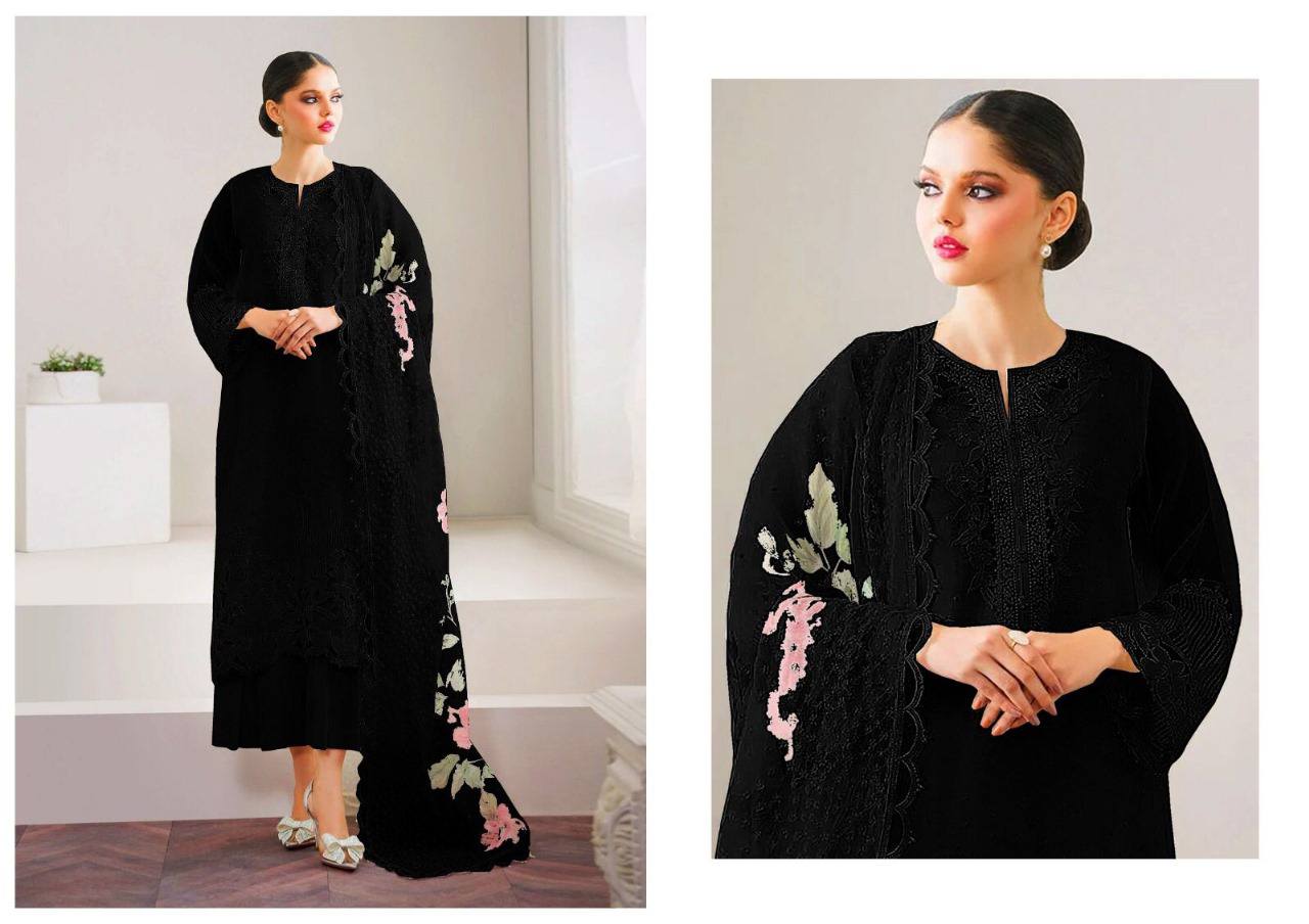 BAROQUE CHANTELLE ORGANZA EMBROIDERED 3 pcs unstitched