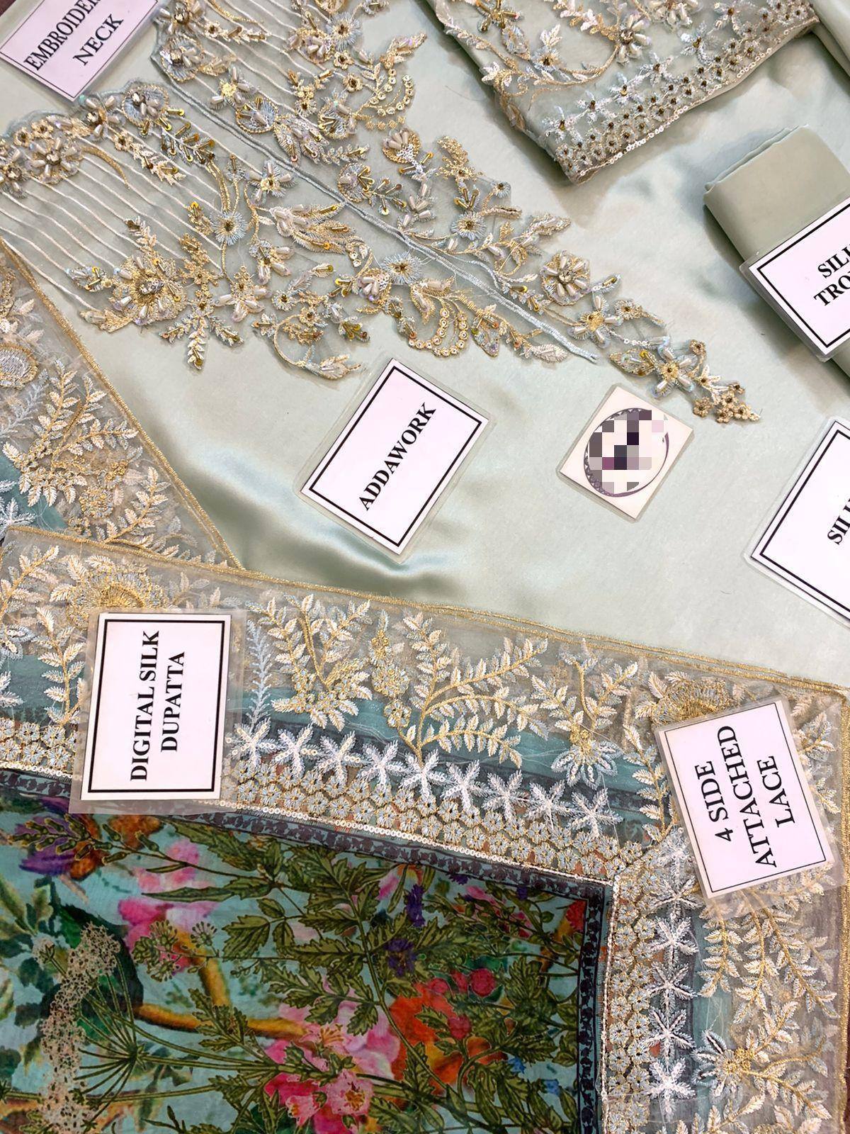 LUXURIOUS SILK FESTIVE COLLECTION BRAND AZURE