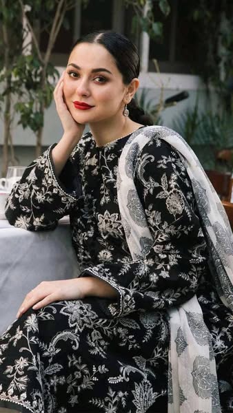 Jazmin Fully Embroidered LINEN 3Pc With Printed Chiffon Duppata