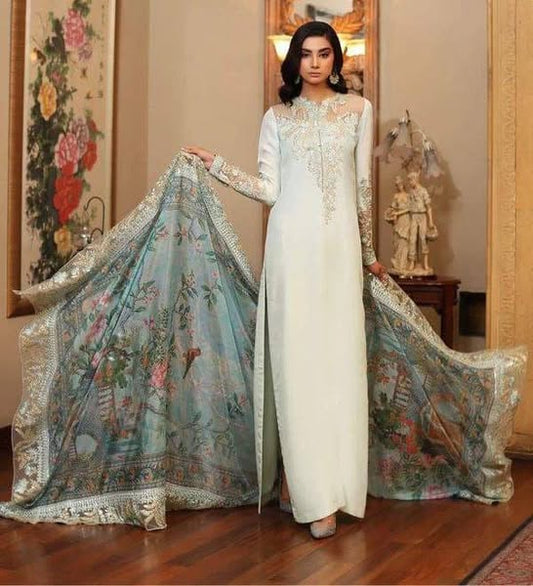 LUXURIOUS SILK FESTIVE COLLECTION BRAND AZURE